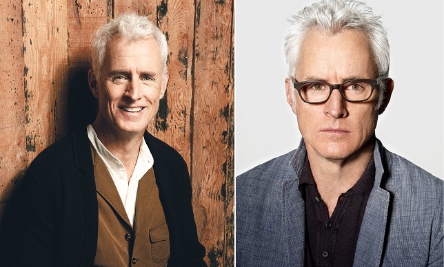 20 grisalhos famosos e gatos: o ator John Slattery