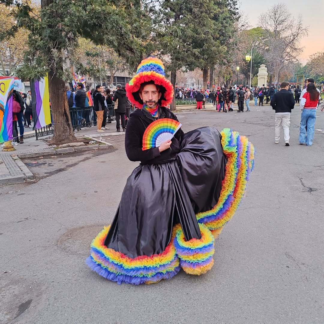 Parada gay LGBT de Santiago no Chile