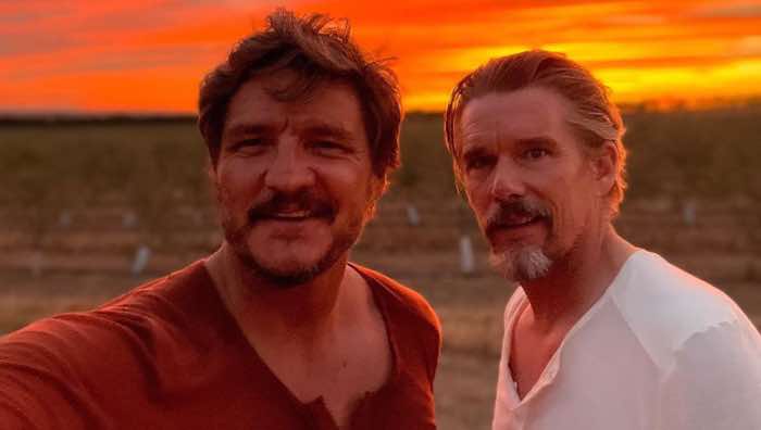 Pedro Pascal e Ethan Hawke nos bastidores de ?Strange Way of Life?