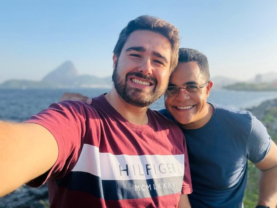 Marcelo Pereira e Lourenço Albarello: casal gay