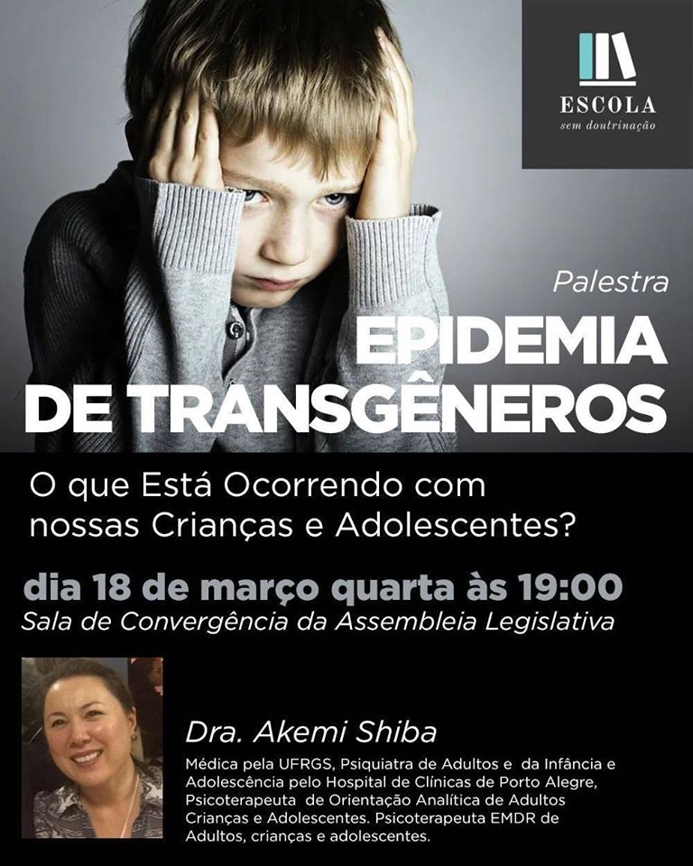 Palestra transfóbica em Porto Alegre