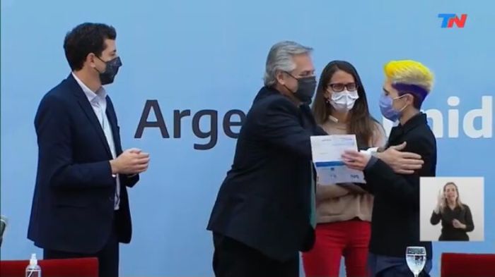 presidente argentina alberto fernandez não binária transexuais