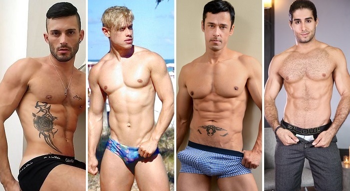 Andy Star, Alam Wernick, Rafael Alencar e Diego Sans disputam Oscar gay do pornô, GayVN Awards
