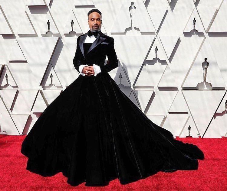 Billy Porter: ousadíssimo look masculino e feminino no Oscar 2019