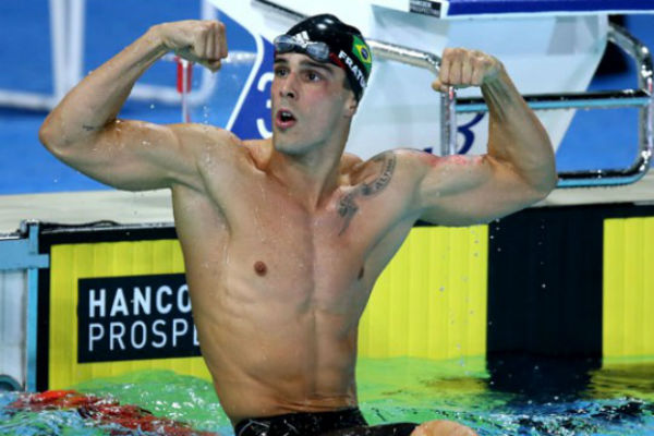 O bonitão Bruno Fratus, nadador brasileiro