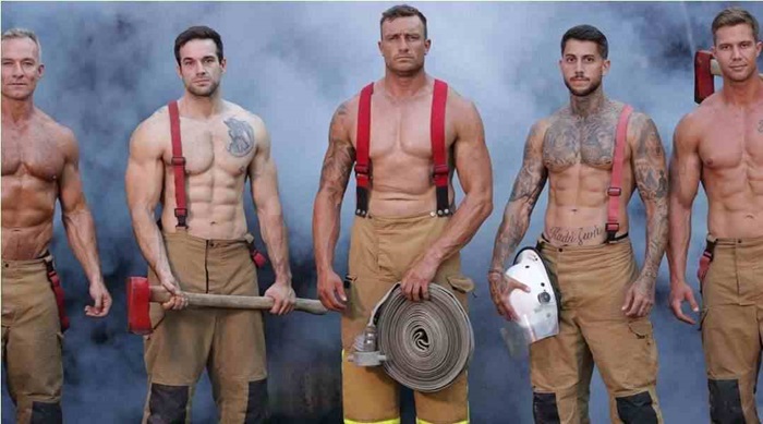 Bombeiros sarados estrelam calendário 2024