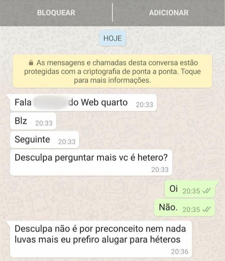 Gay tem quarto negado em Curitiba por homofobia