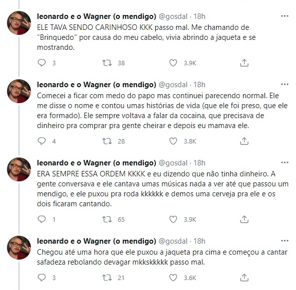 Date gay com bandido em Curitiba viraliza no Twitter: Leonardo Gosdal