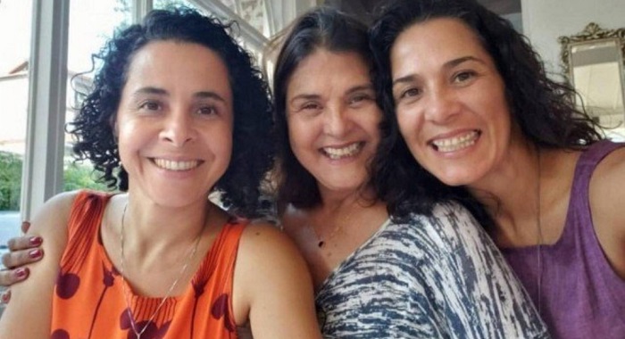 Elizângela e a filha lésbica Marcelle Sampaio