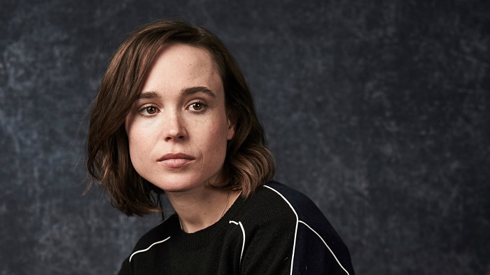 A atriz lésbica Ellen Page