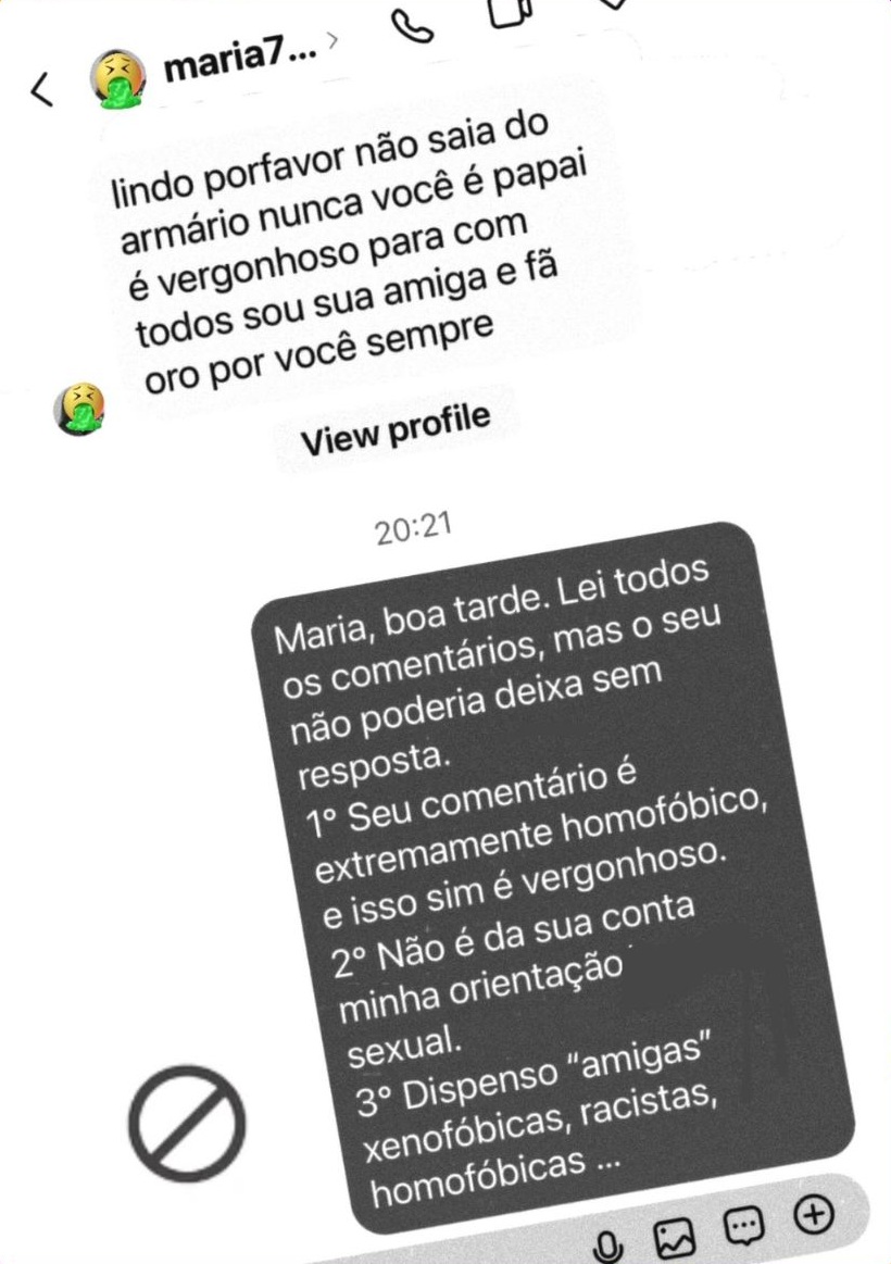 Evaristo Costa fala sobre se assumir gay