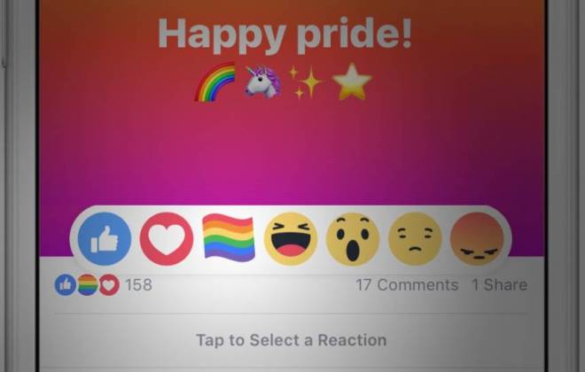 Facebook lança botão em homenagem ao orgulho LGBT