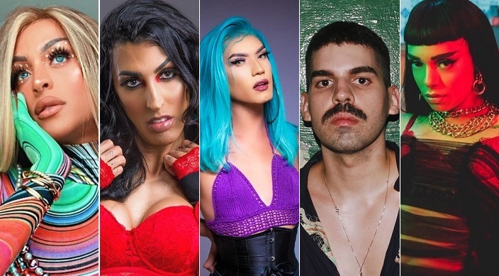 Festival do Orgulho Live reúne 5 artistas LGBT: Pabllo Vittar, Pepita, Aretuza Lovi, Mateus Carrilho e Urias