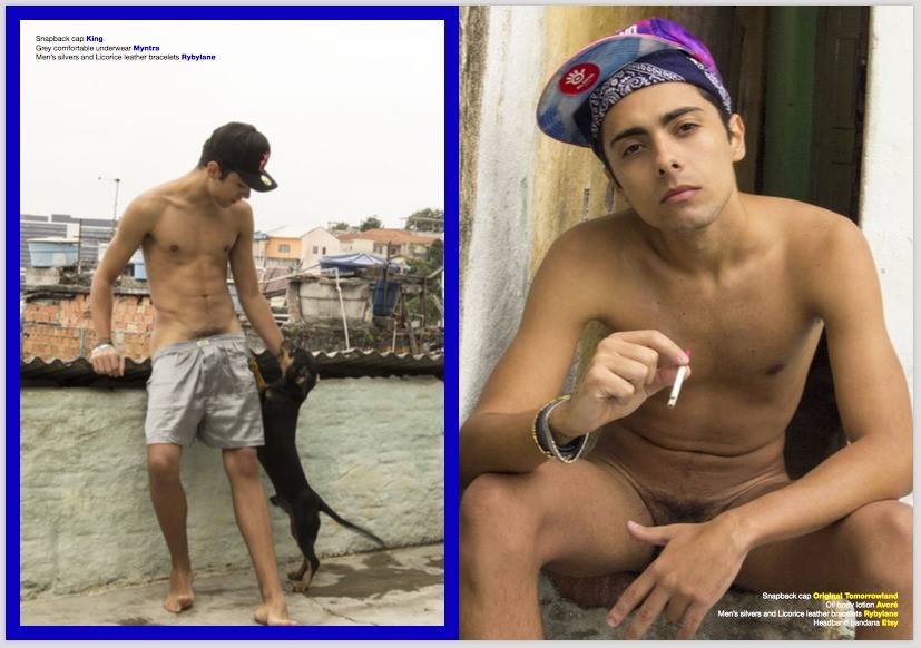 Gabriel Leão, modelo e repórter da TV Record posa nu para revista gay italiana Viva Boy