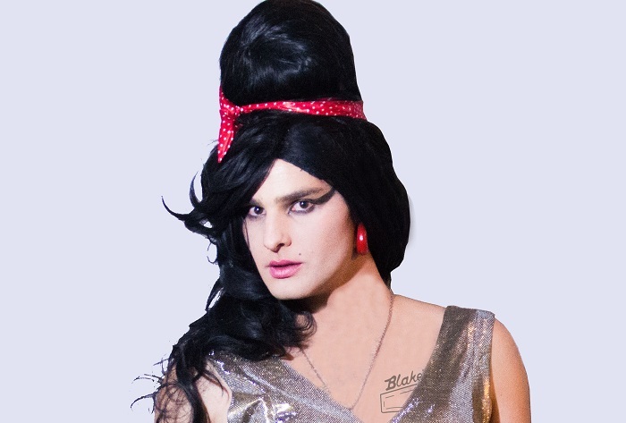 Gabriel Freitas é Gaby Winehouse em show tributo a Amy Winehouse