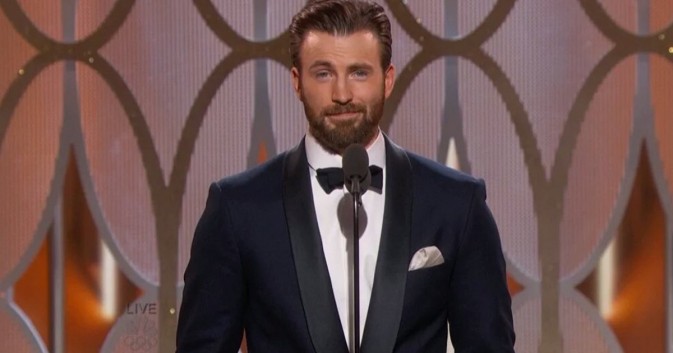 Os atores mais gatos do Globo de Ouro: Chris Evans