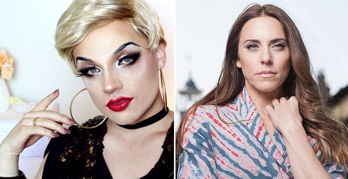 Drag queen Lorelay Fox entrevista cantora britânica Mel C