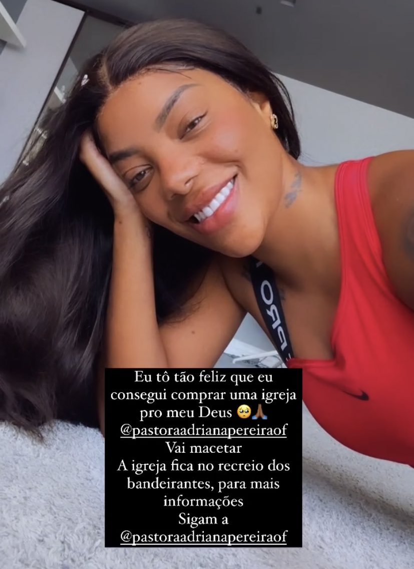 Ludmilla compra igreja para pastora