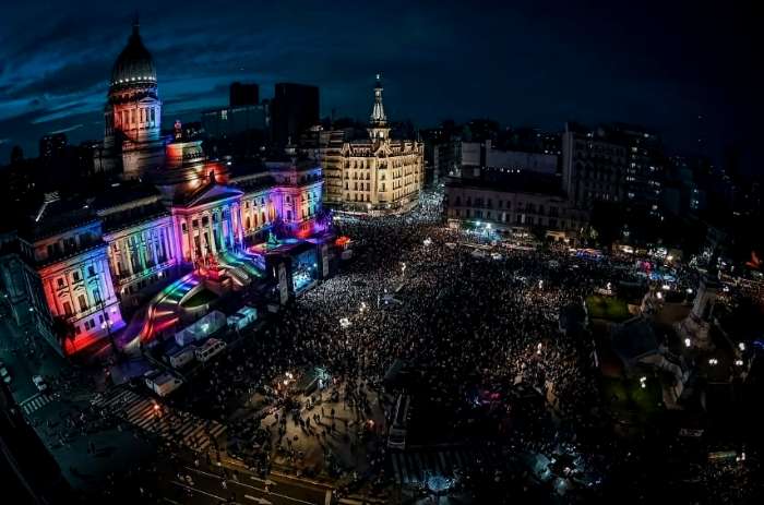 XXX marcha 2021 buenos aires del orgullo congreso nacional