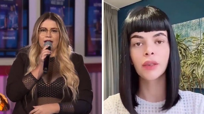 Marília Mendonça pede desculpas a transexuais em live e mostra vídeo da modelo Alice Felis