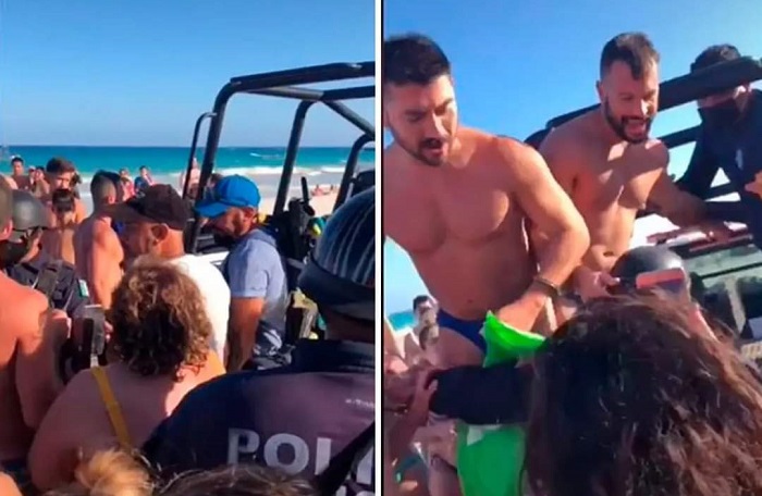 Casal gay é preso no México por se beijar na praia em Tulum
