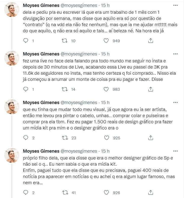 MC Trans exposed: Moyses Gimenes fala que foi enganado pela artista transexual