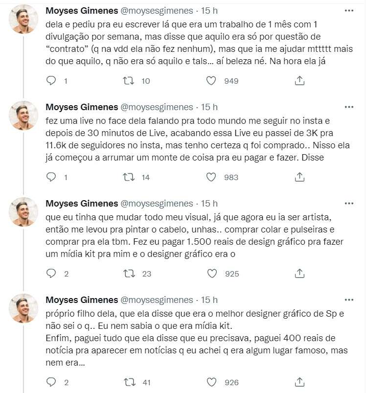 MC Trans exposed: Moyses Gimenes fala que foi enganado pela artista transexual