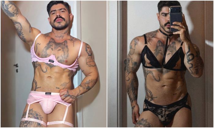 'Homem de calcinha': gaúcho faz do fetiche negócio. Tem até sutiã