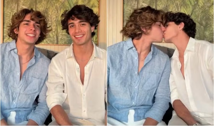 Casal gay: Helton Oliveira e Vitor Barreto assumem namoro