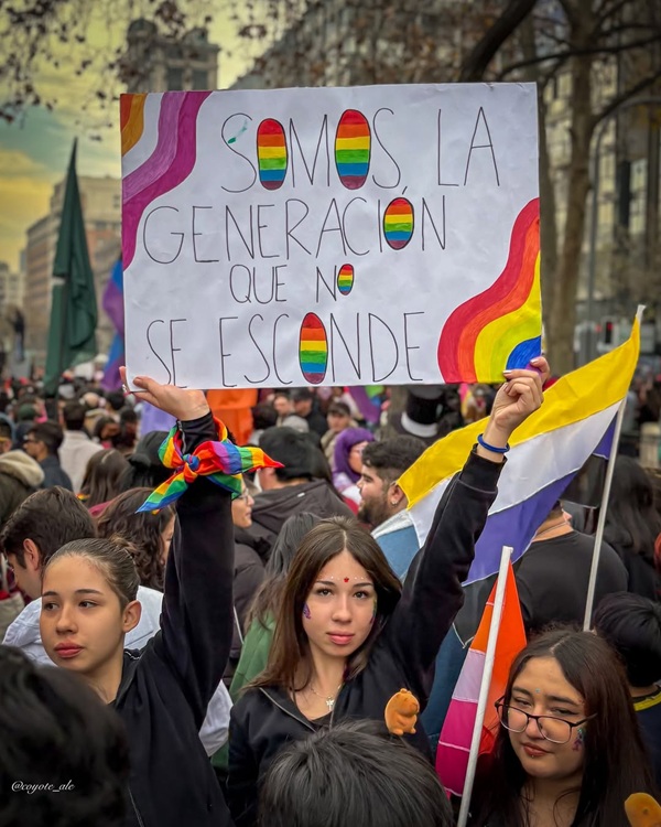 Parada gay LGBT de Santiago, no Chile