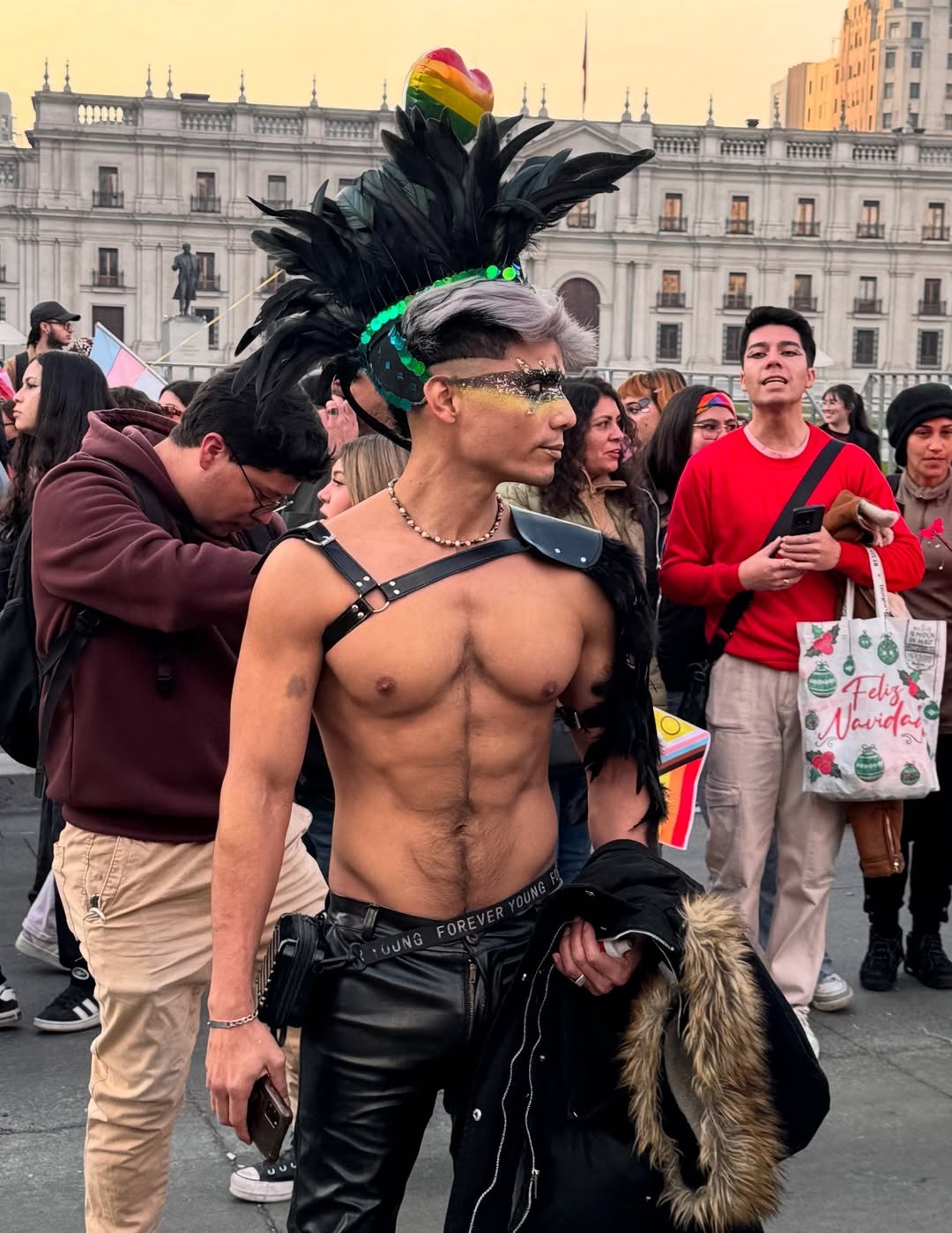 Parada gay LGBT de Santiago do Chile