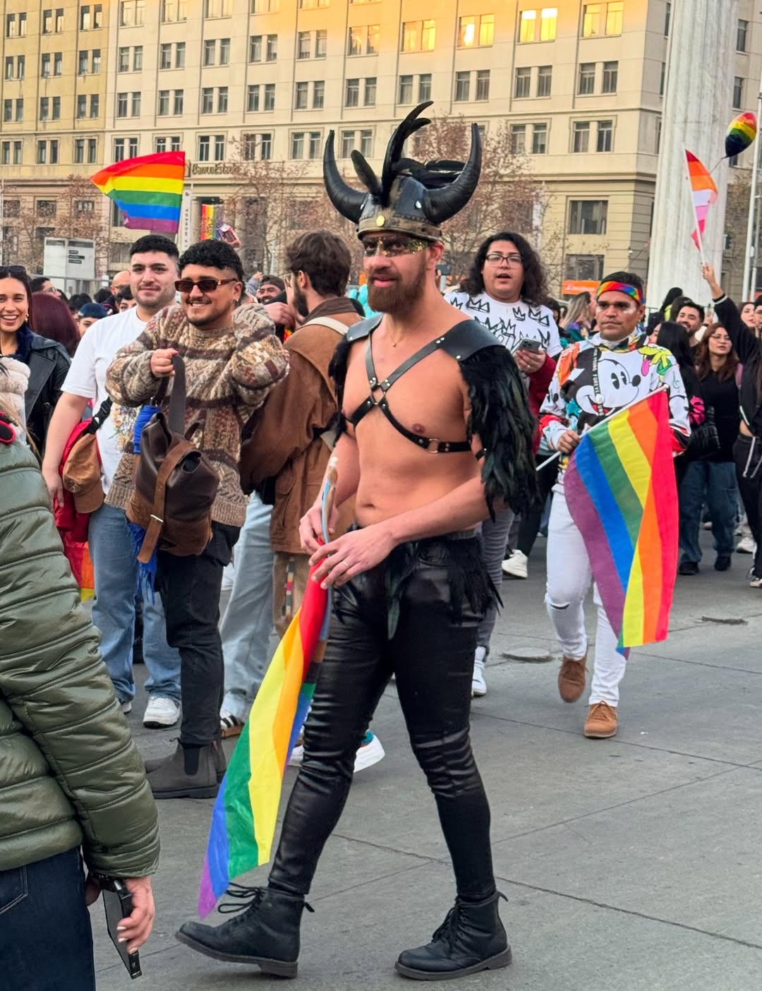 Parada gay LGBT de Santiago do Chile