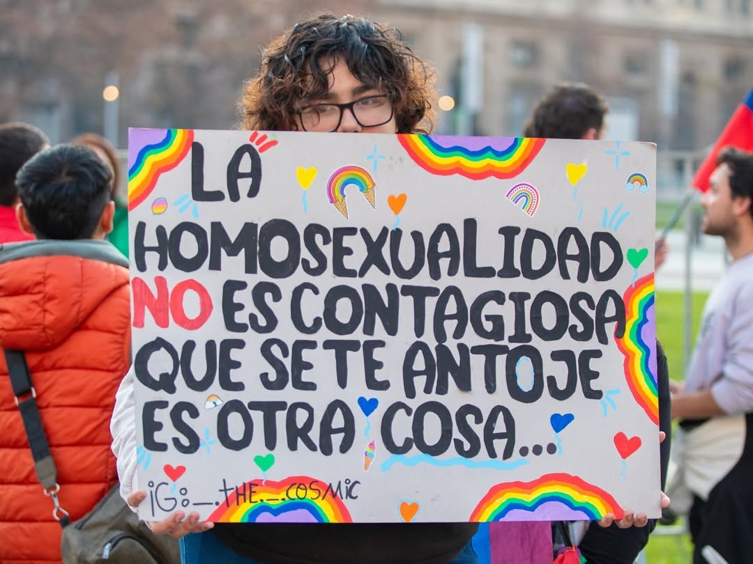 Fotos da parada LGBT gay de Santiago, Chile