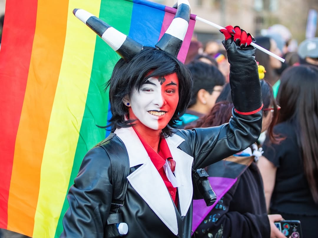 Parada gay LGBT de Santiago no Chile