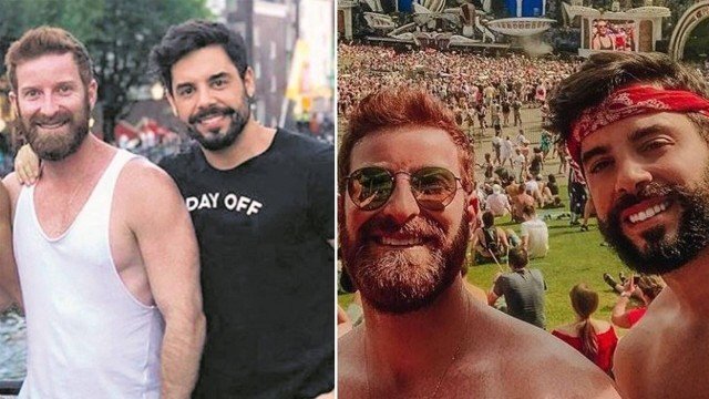 Pedro Carvalho e João Henrique Simonetti: ator português é gay, diz jornal Extra