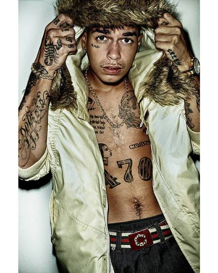 Fotos de rappers cariocas de Mario Testino: Sain