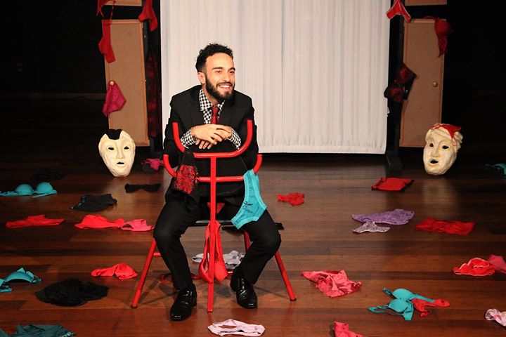 Edgar Quintanilha na peça Sexo - A Ideia Fixa da Humanidade