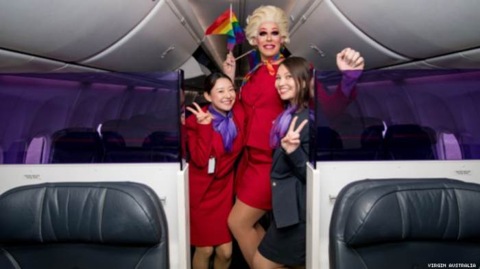 virgin australia pride flight