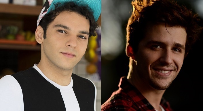Gledson e Wesley formam uma família no final de 'A Lei do Amor'