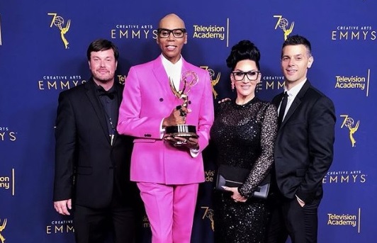 RuPaul leva 3º Emmy consecutivo de melhor apresentadora