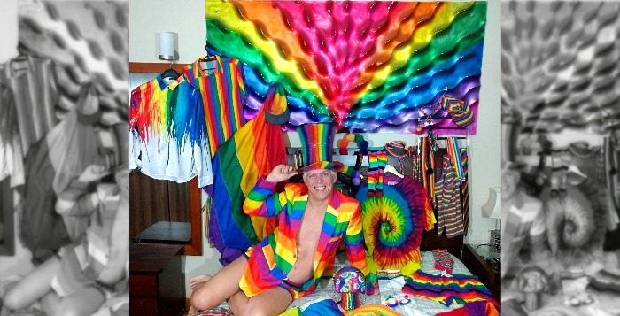 O rei arco-íris! Ex-ativista gay tem coleção de itens e histórias