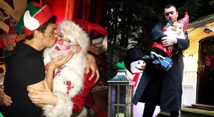 Na praia, pelado, com protesto: famosos LGBT celebram o natal. Confira!