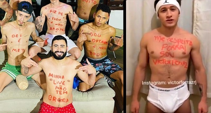 Guerra no pornô gay! Irmãos Dotados e Victor Ferraz se provocam