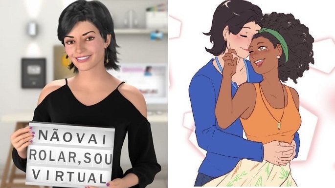 Magazine Luiza bloqueia usuário após imagem lésbica e volta atrás