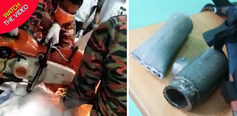 Garoto de 16 anos prende pênis em cano do banheiro