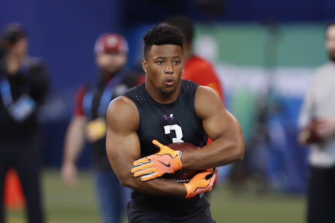 Frango e bife: Saquon Barkley tira a roupa e conta como ficou maior