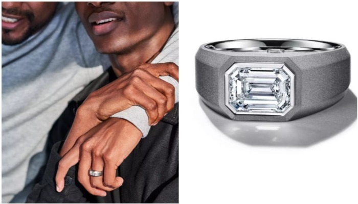 Tiffany & Co. lança anel de noivado masculino com diamante
